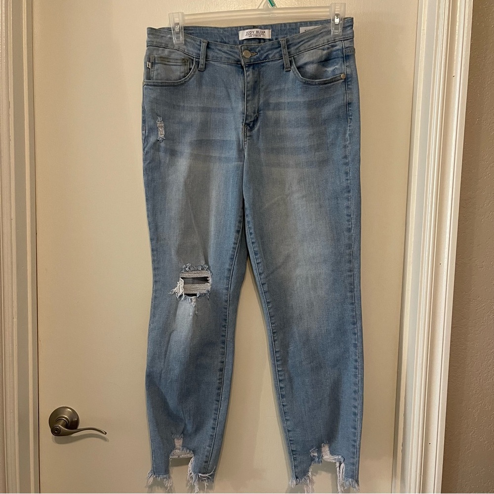 Judy Blue distressed Light Jeans